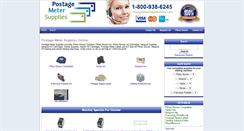 Desktop Screenshot of postagemetersuppliesonline.com