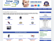 Tablet Screenshot of postagemetersuppliesonline.com